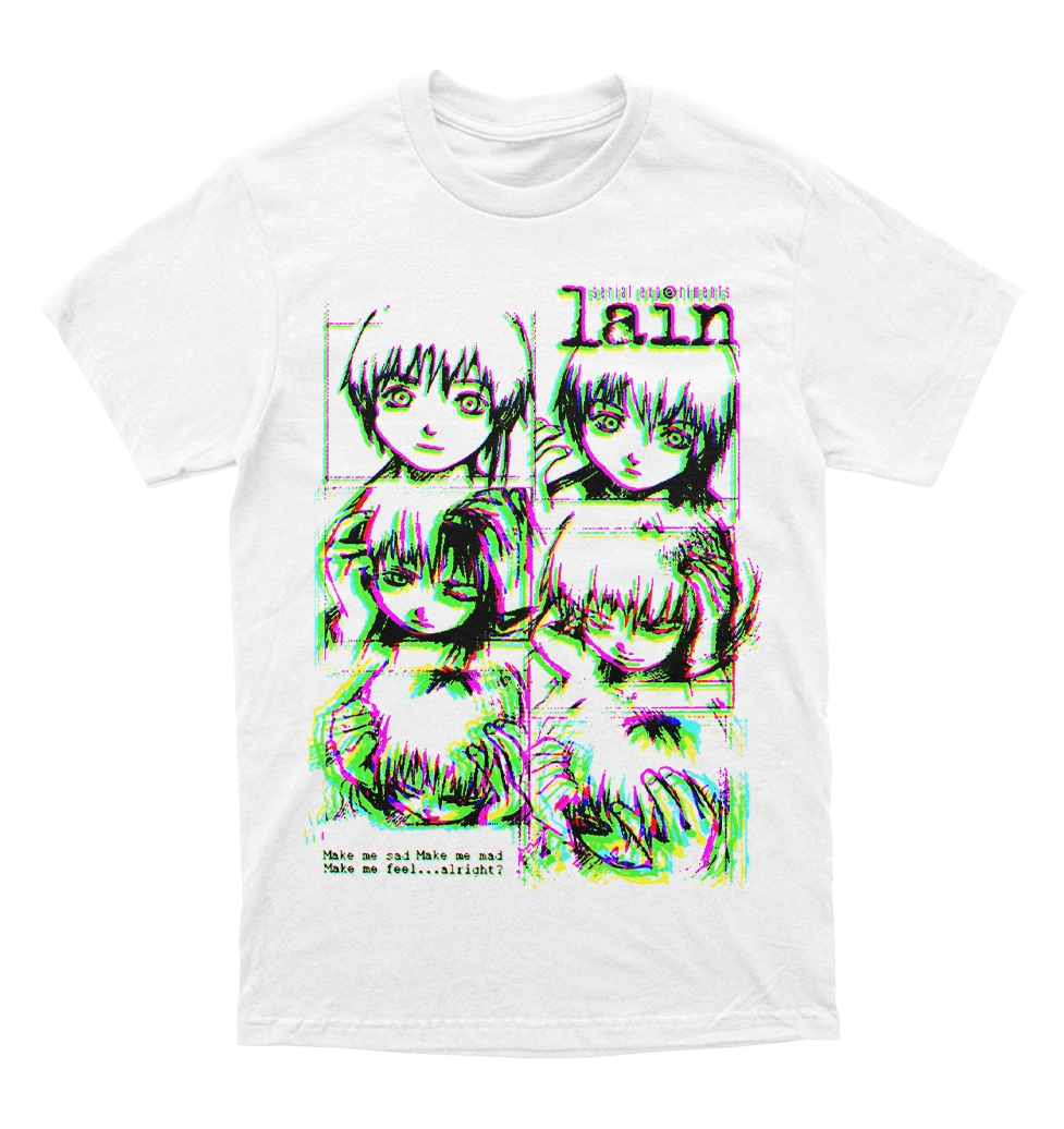 Polera Serial Experiments Lain - Make me sad