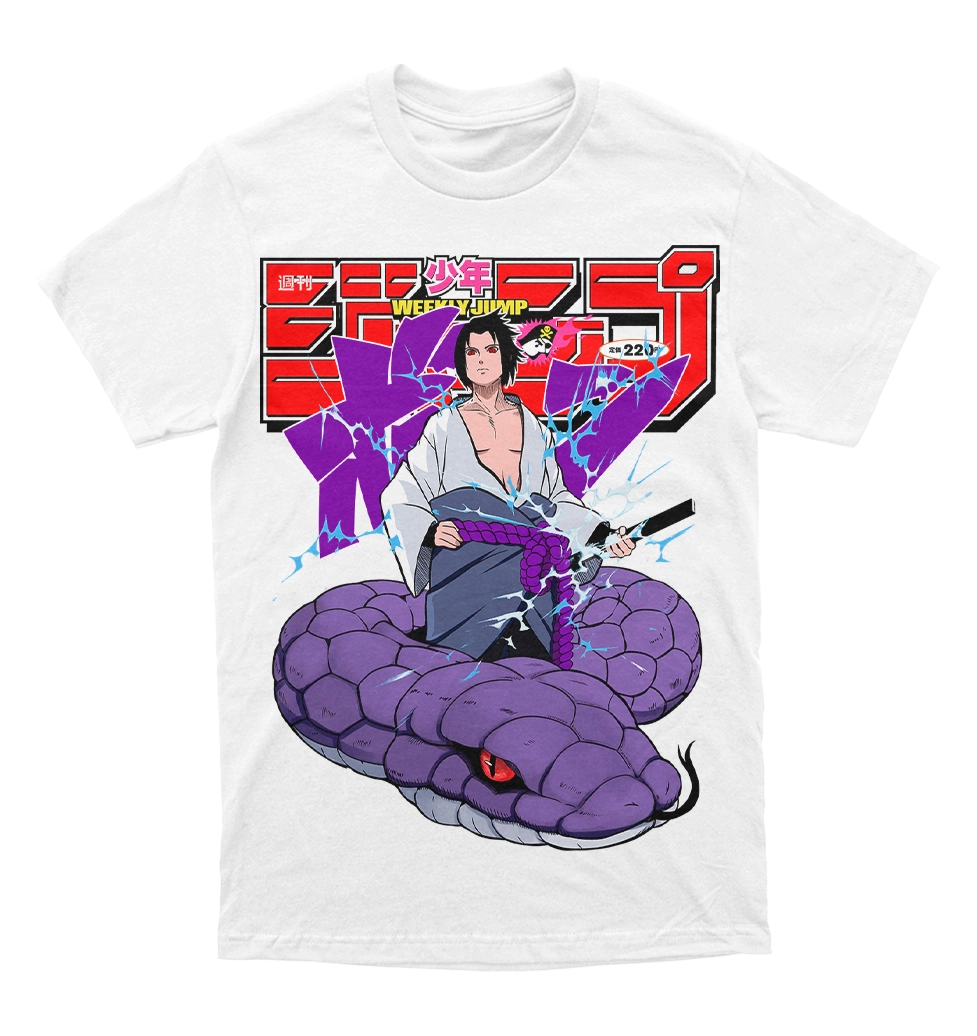 Polera Naruto - Weekly Shonen Jump - Sasuke Uchiha