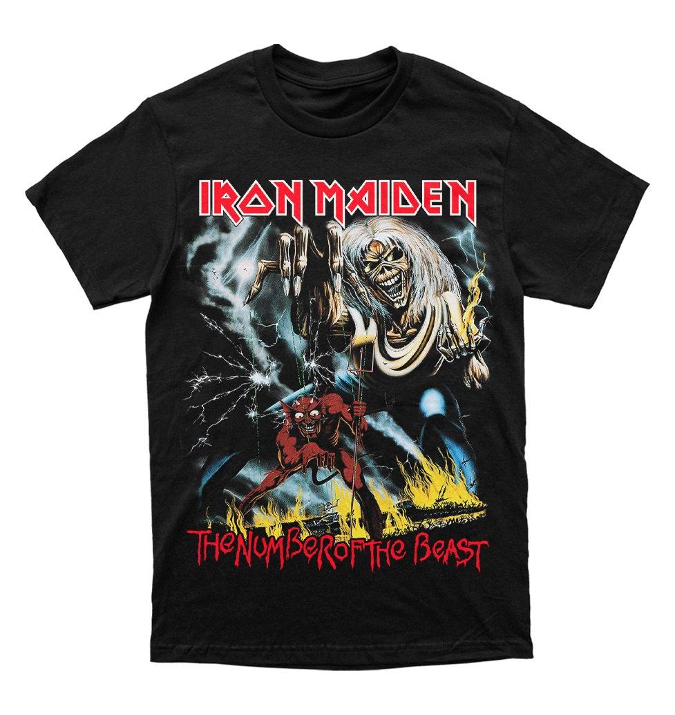 Polera Iron Maiden - The Number of the Beast