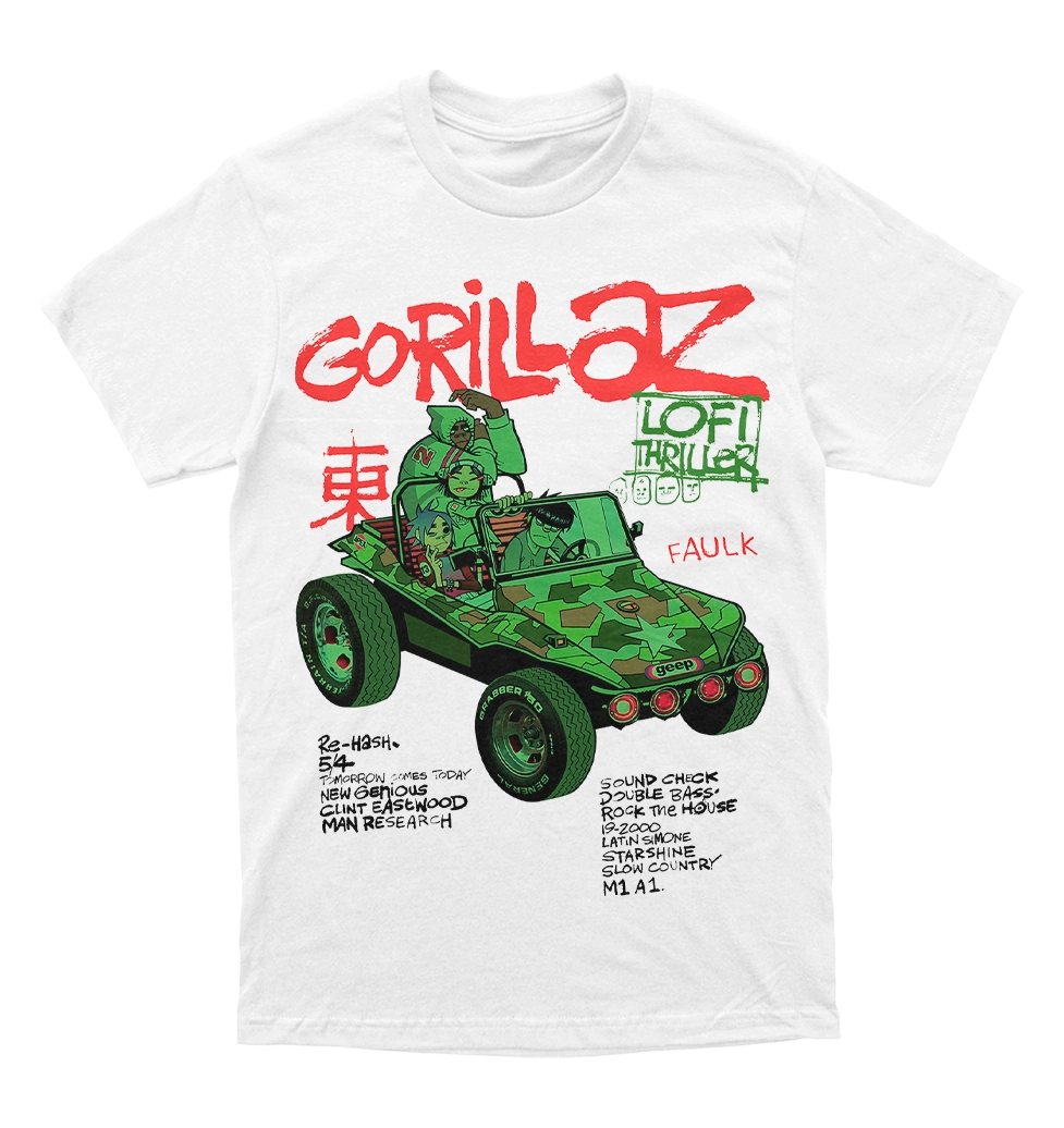 Polera Gorillaz - Self-Titled