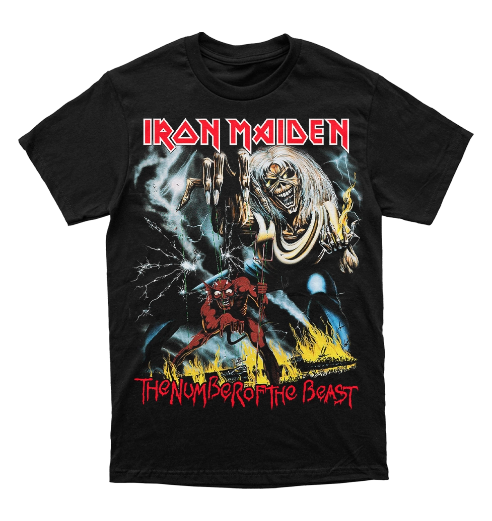 Polera Iron Maiden - The Number of the Beast