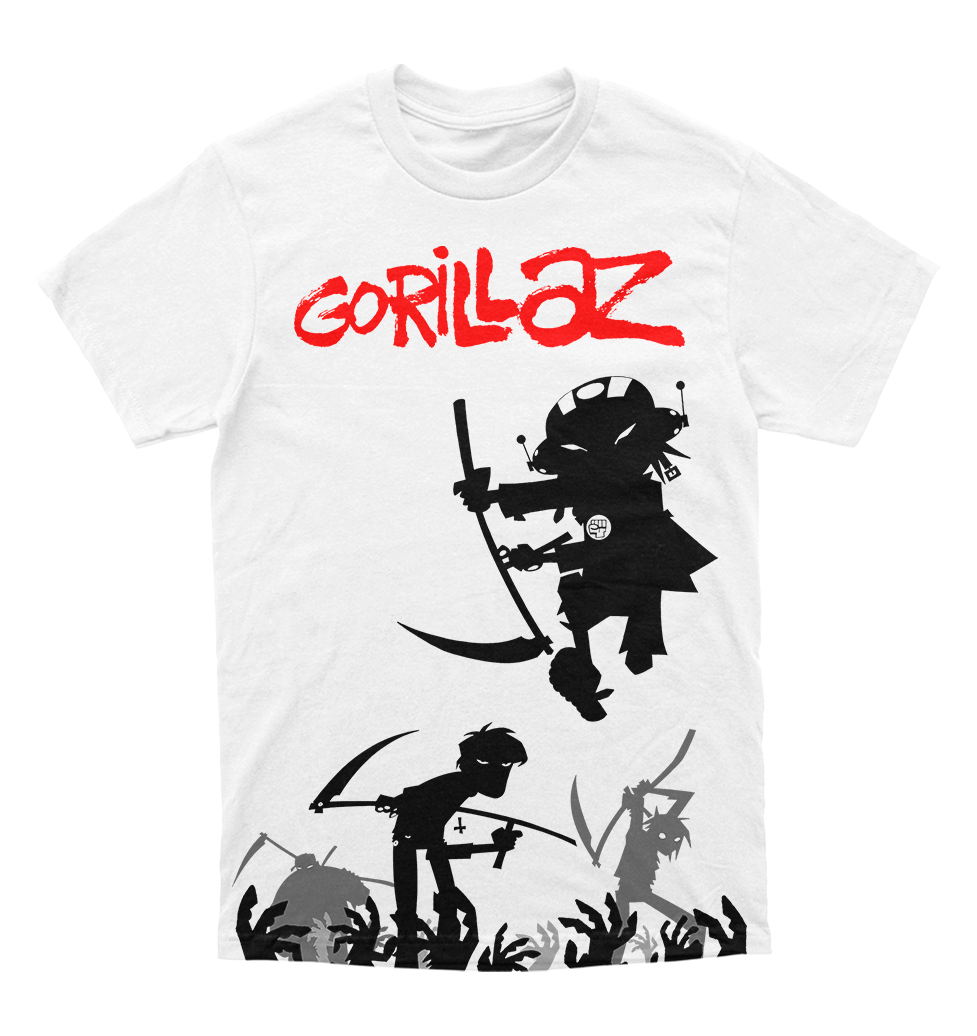 Polera Gorillaz - Clint Eastwood - Celebrity Take Down