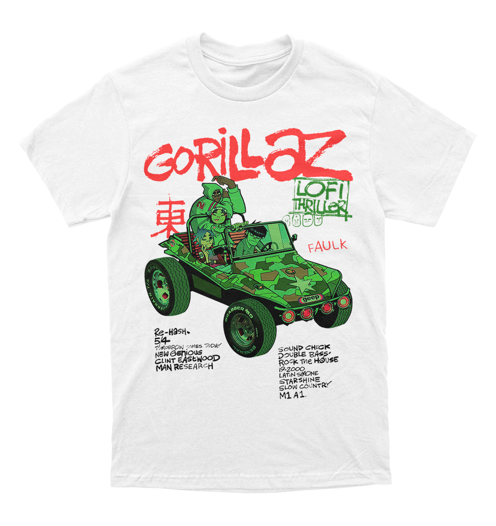 Polera Gorillaz - Self-Titled