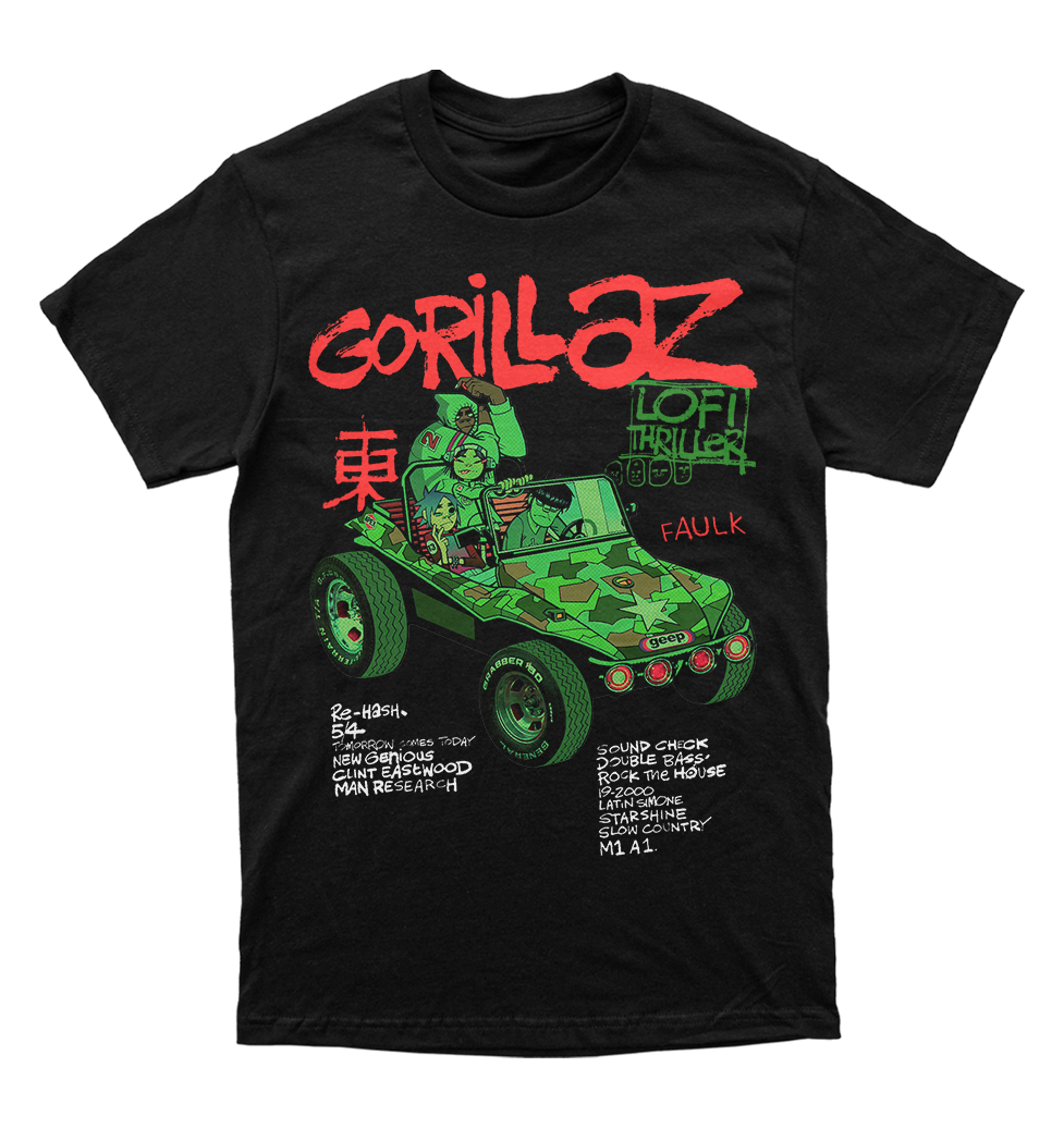 Polera Gorillaz - Self-Titled