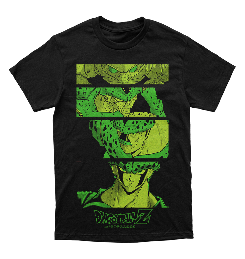 Polera Dragon Ball - Cell - evolución