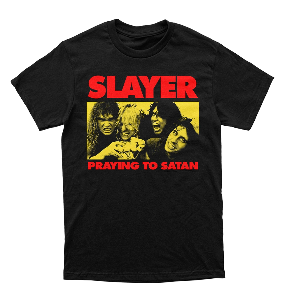 Polera Slayer - Praying to Satan