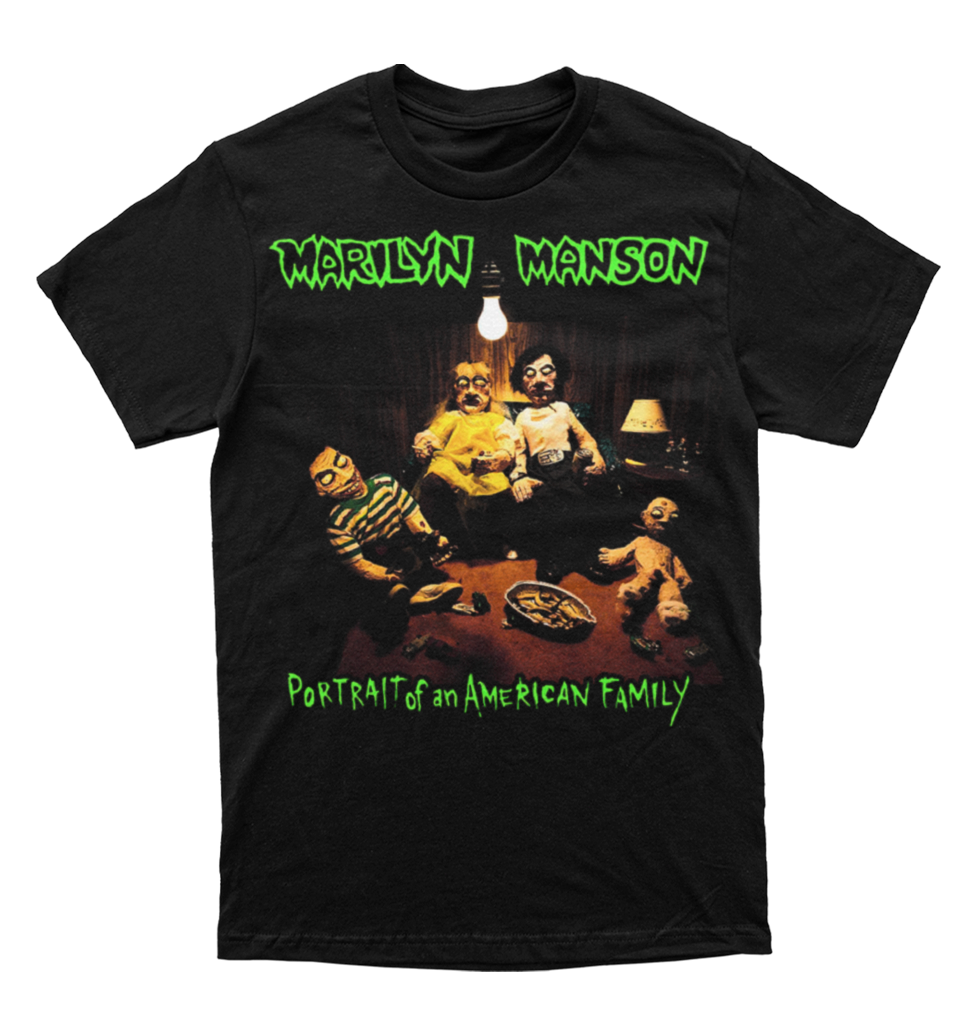 Polera Marilyn Manson - Portrait of an American Family