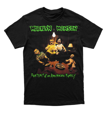 Polera Marilyn Manson - Portrait of an American Family