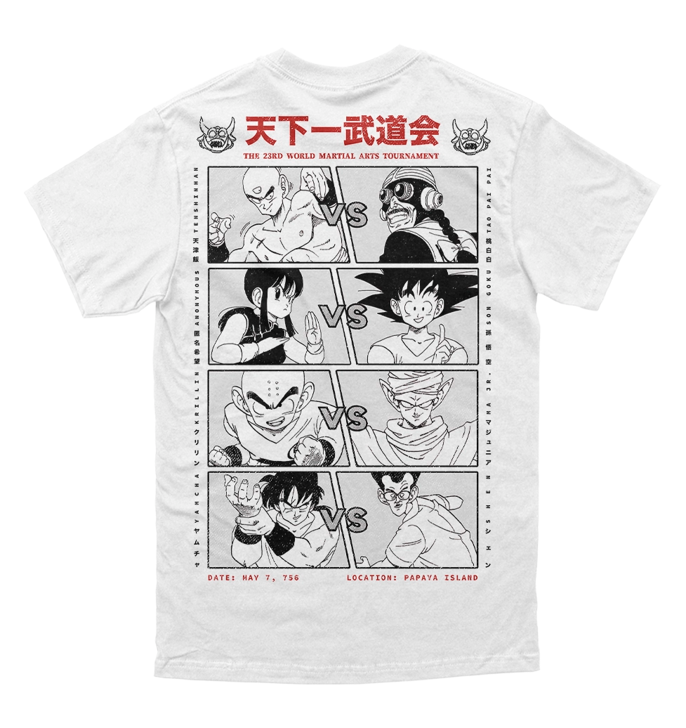 Polera Dragon Ball - Torneo de las artes marciales 23