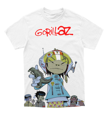 Polera Gorillaz - G-Sides (JAPAN) - Godzilla