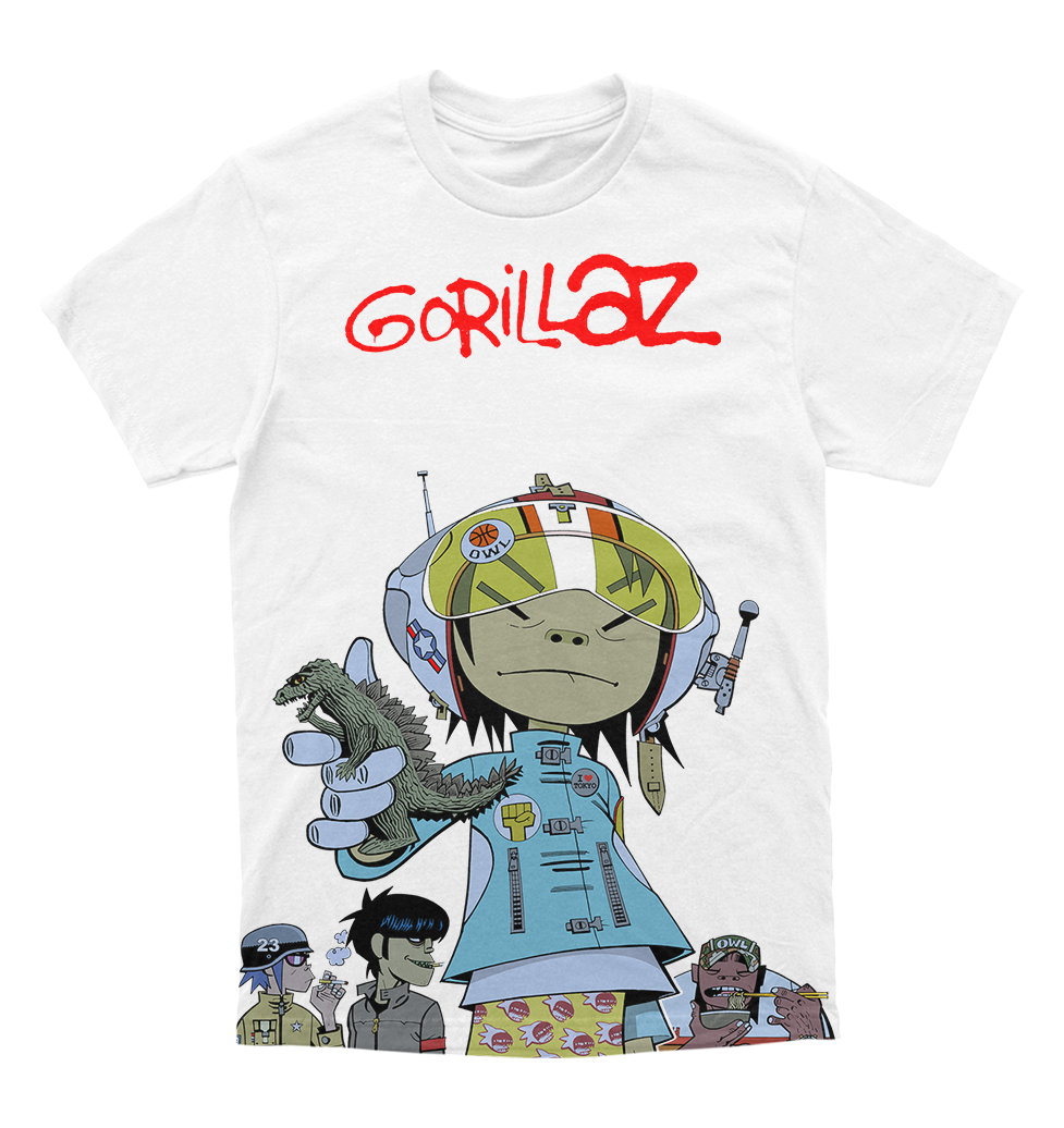 Polera Gorillaz - G-Sides (JAPAN) - Godzilla