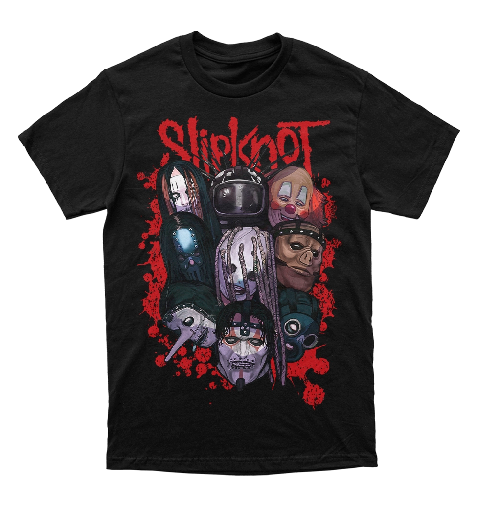 Polera Slipknot - mascaras