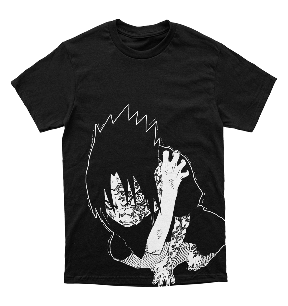 Polera Naruto - Sasuke Uchiha - Cursed Seal of Heaven