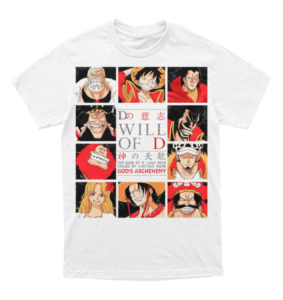 Polera One Piece - La voluntad de D.