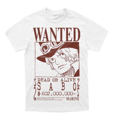 Polera One Piece - Wanted - Sabo