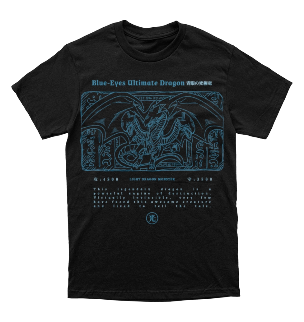 Polera YU-GI-OH! - Dragón de Ojos Azules Definitivo