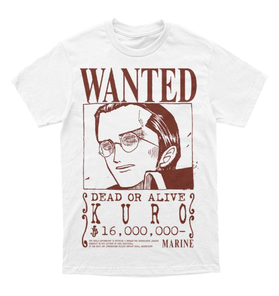 Polera One Piece - Wanted - Kuro