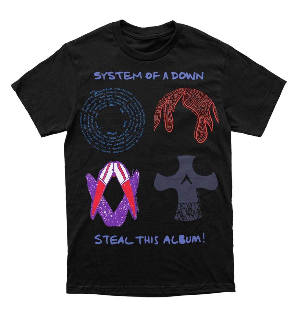 Polera System of a Down - Steel this album