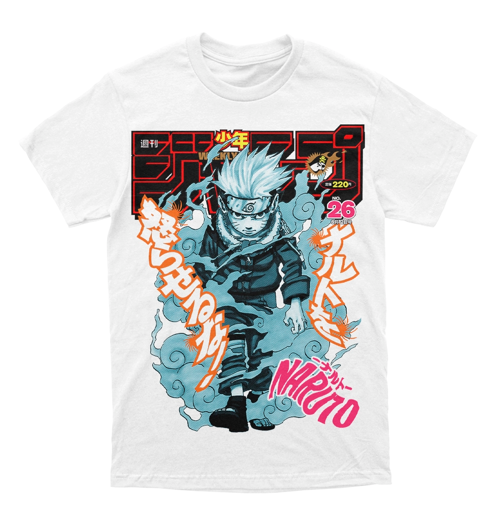 Polera Naruto - Weekly Shonen Jump #26 (2000) - Naruto Humo