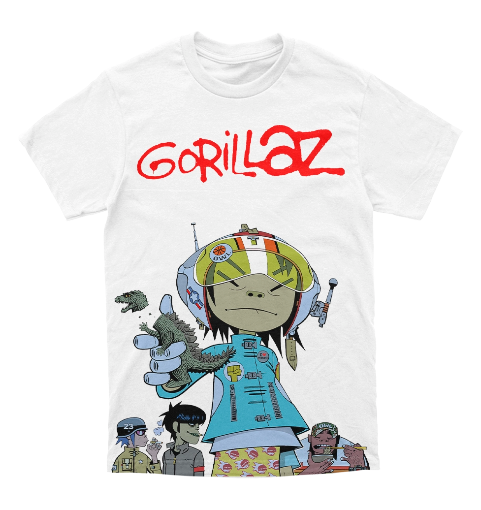 Polera Gorillaz - G-Sides