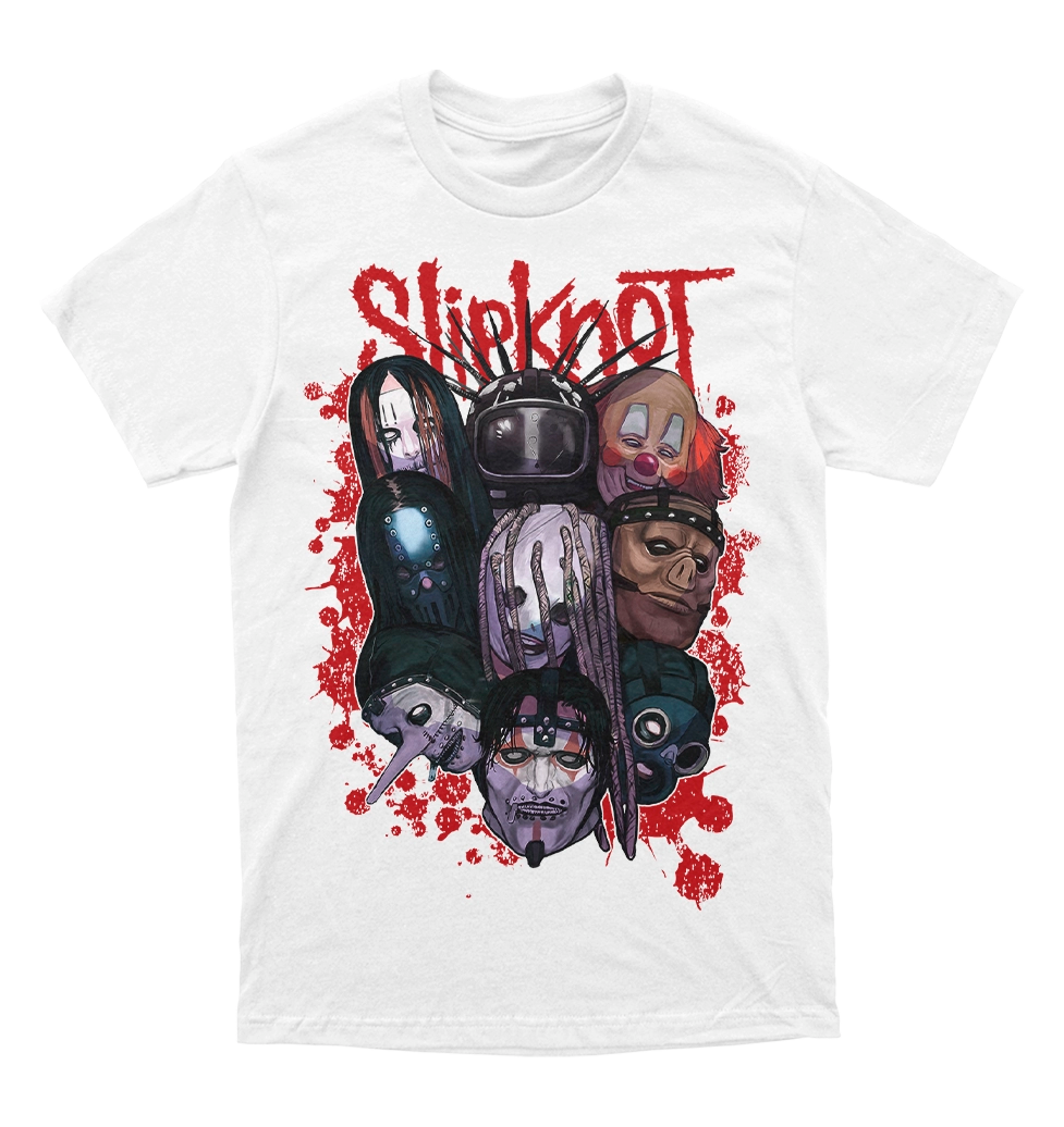 Polera Slipknot - mascaras