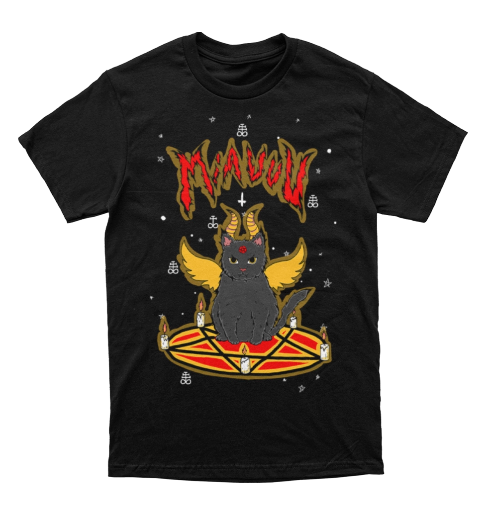 Polera Satanic cat
