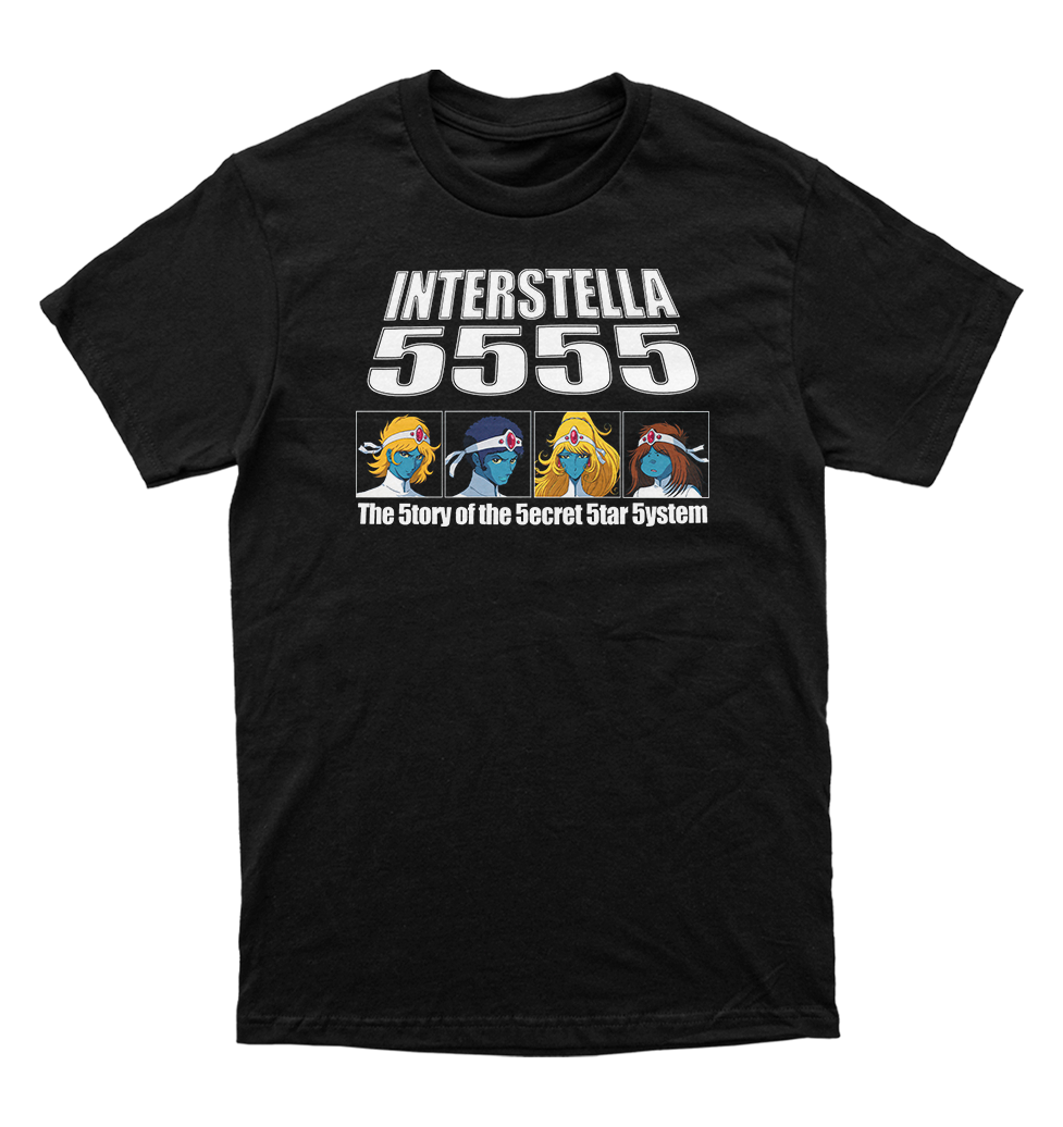 Polera Daft Punk - Interstella 5555 - Poster