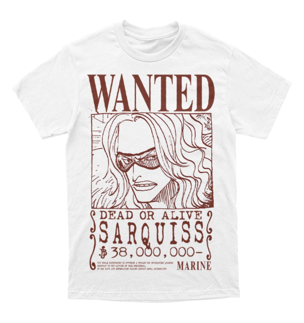 Polera One Piece Wanted (Sarquiss)