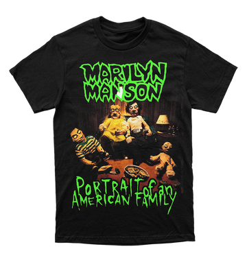 Polera Marilyn Manson - Portrait of an american family
