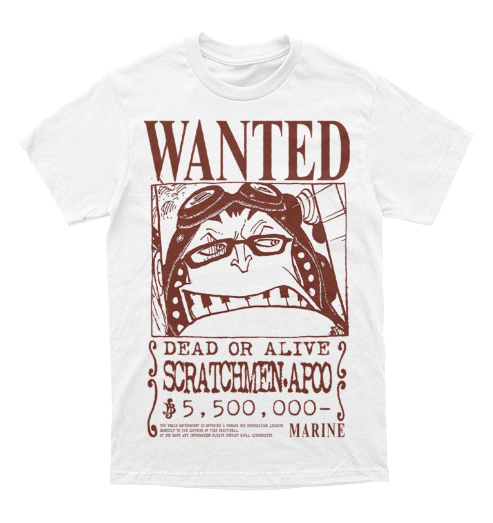 Polera One Piece - Wanted - Scratchmen Apoo