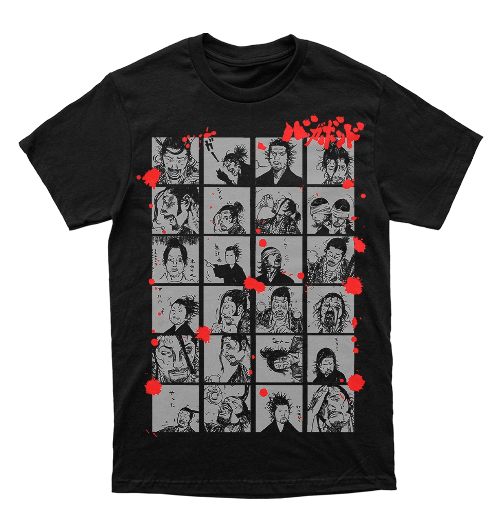 Polera Vagabond - Miyamoto Musashi - Faces