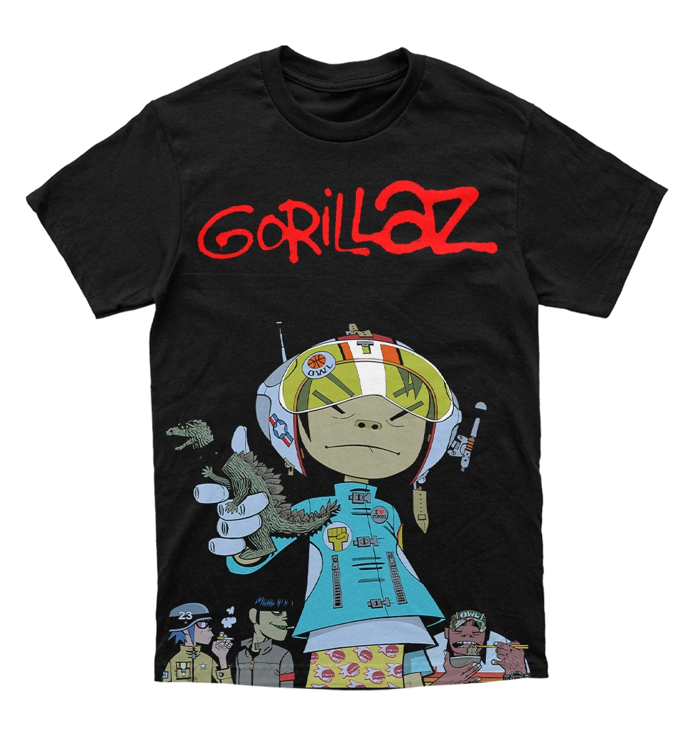 Polera Gorillaz - G-Sides