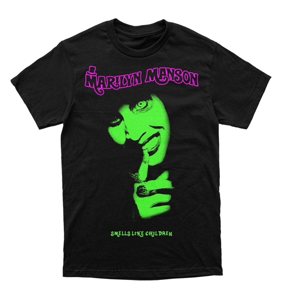 Polera Marilyn Manson -  Smell like children