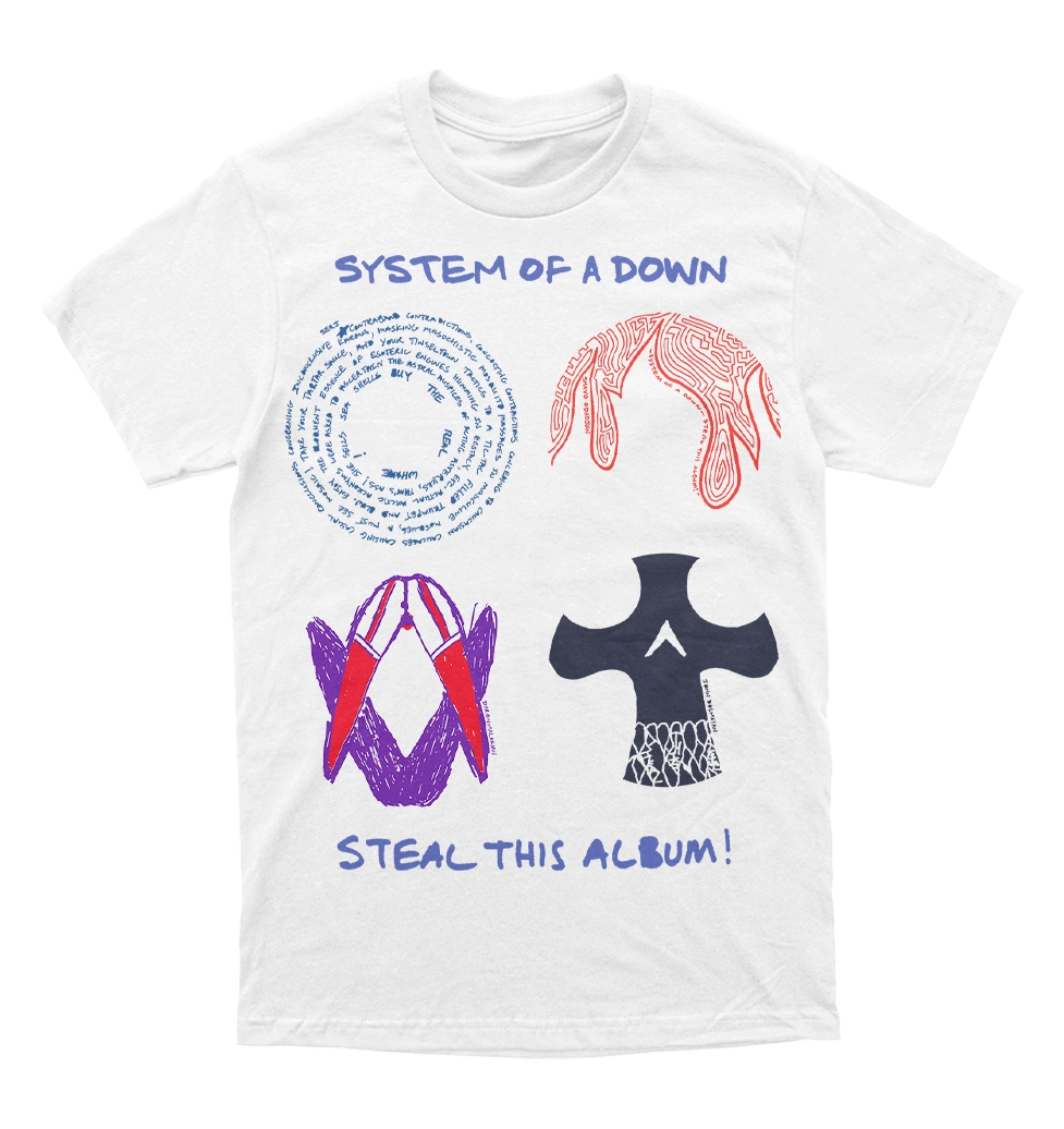 Polera System of a Down - Steel this album