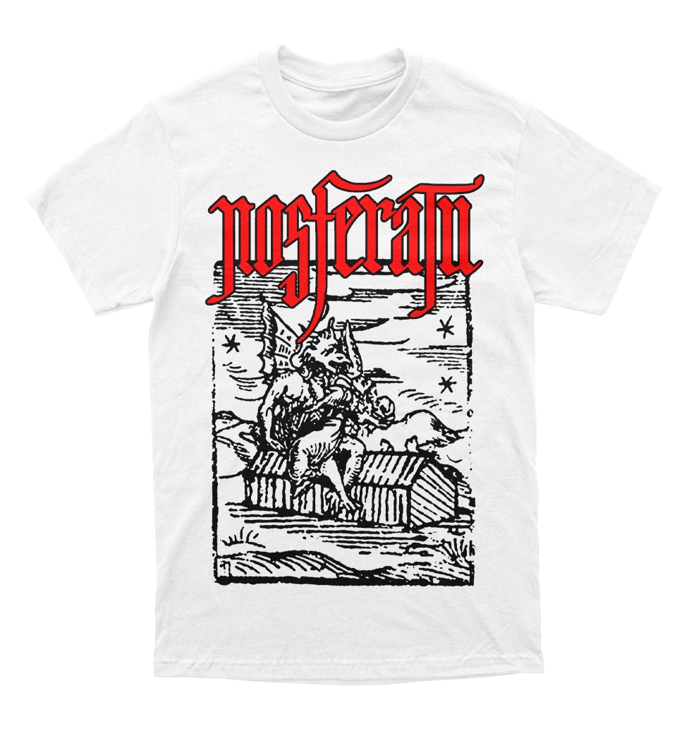Polera Nosferatu - Vampiro y Damisela