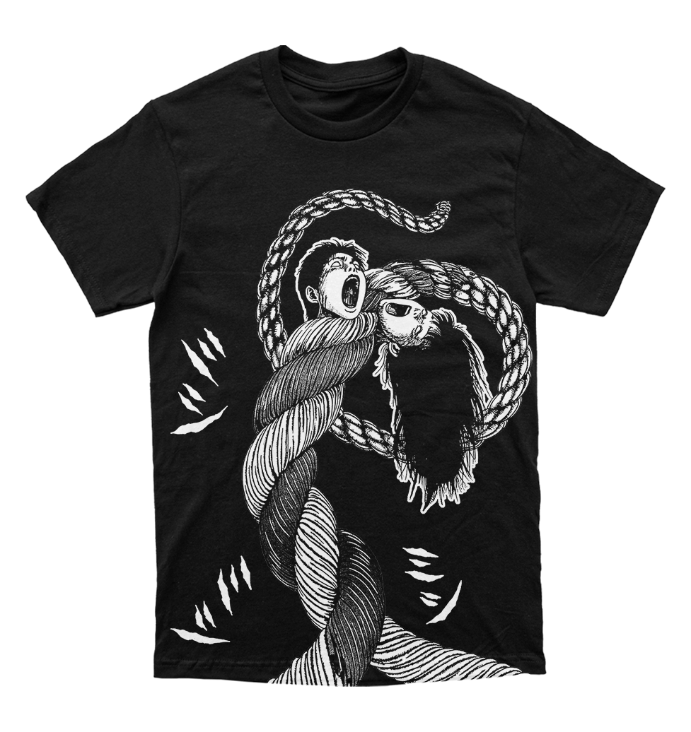 Polera Horror - Junji Ito - Uzumaki - Lovers - Full Print