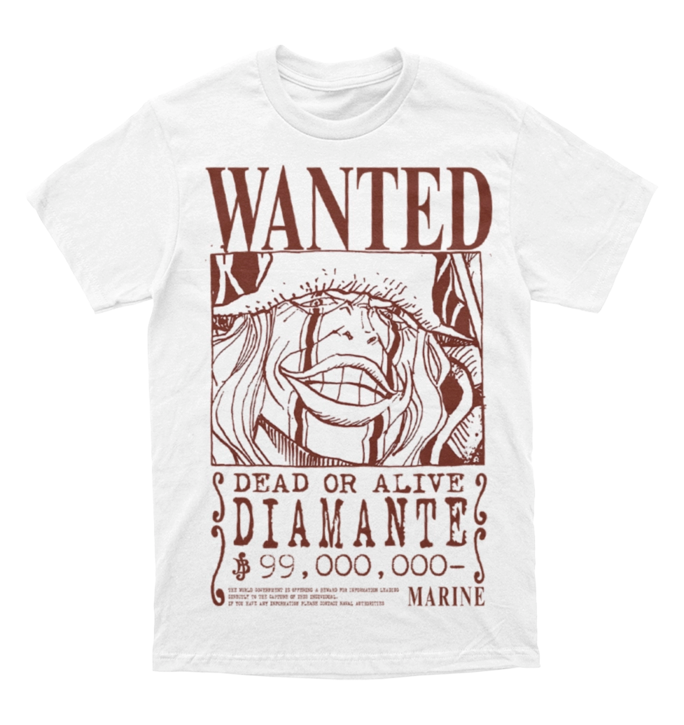 Polera One Piece - Wanted - Diamante