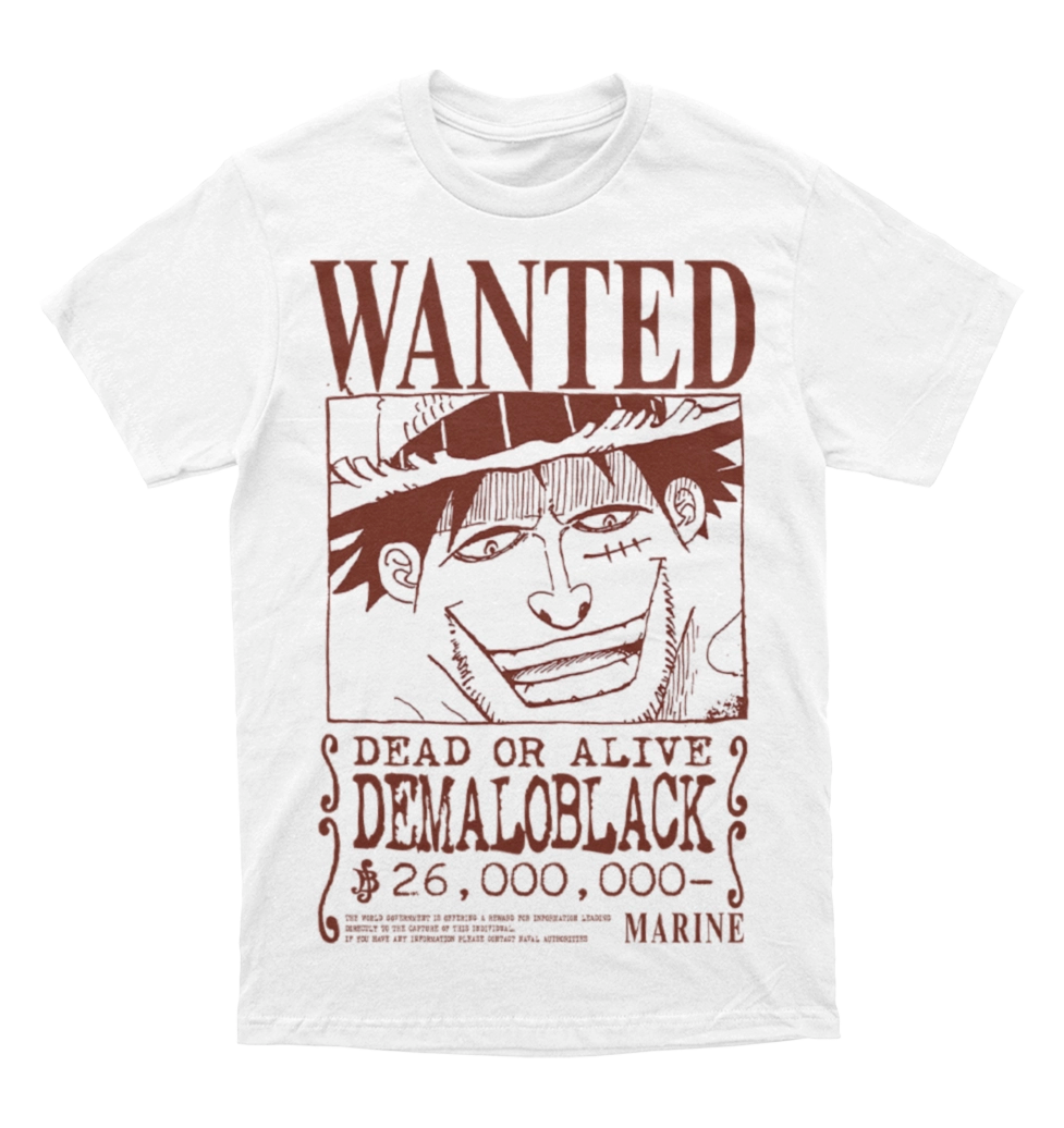Polera One Piece - Wanted - Demalo Black