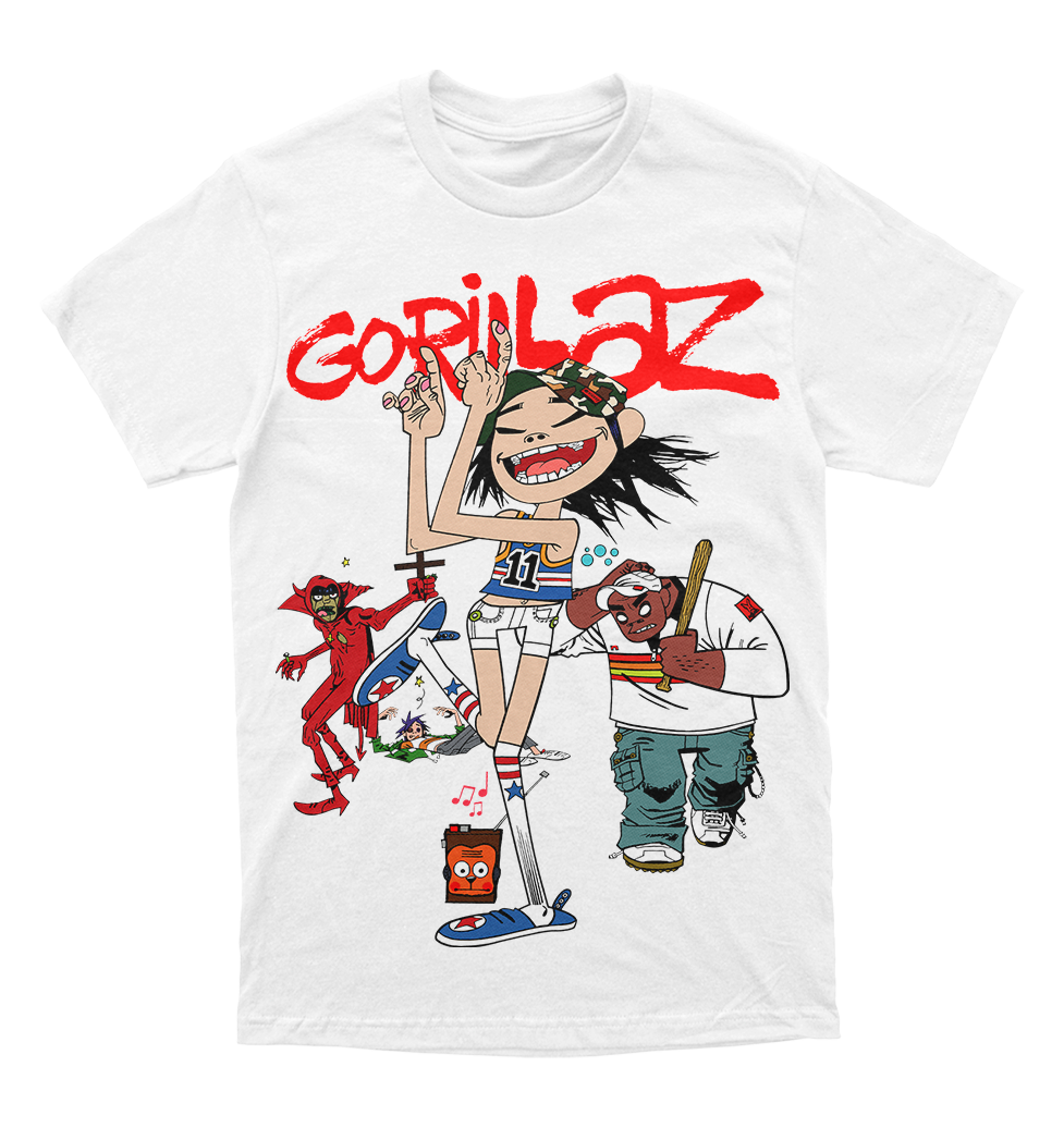 Polera Gorillaz - G-Sides - Faust