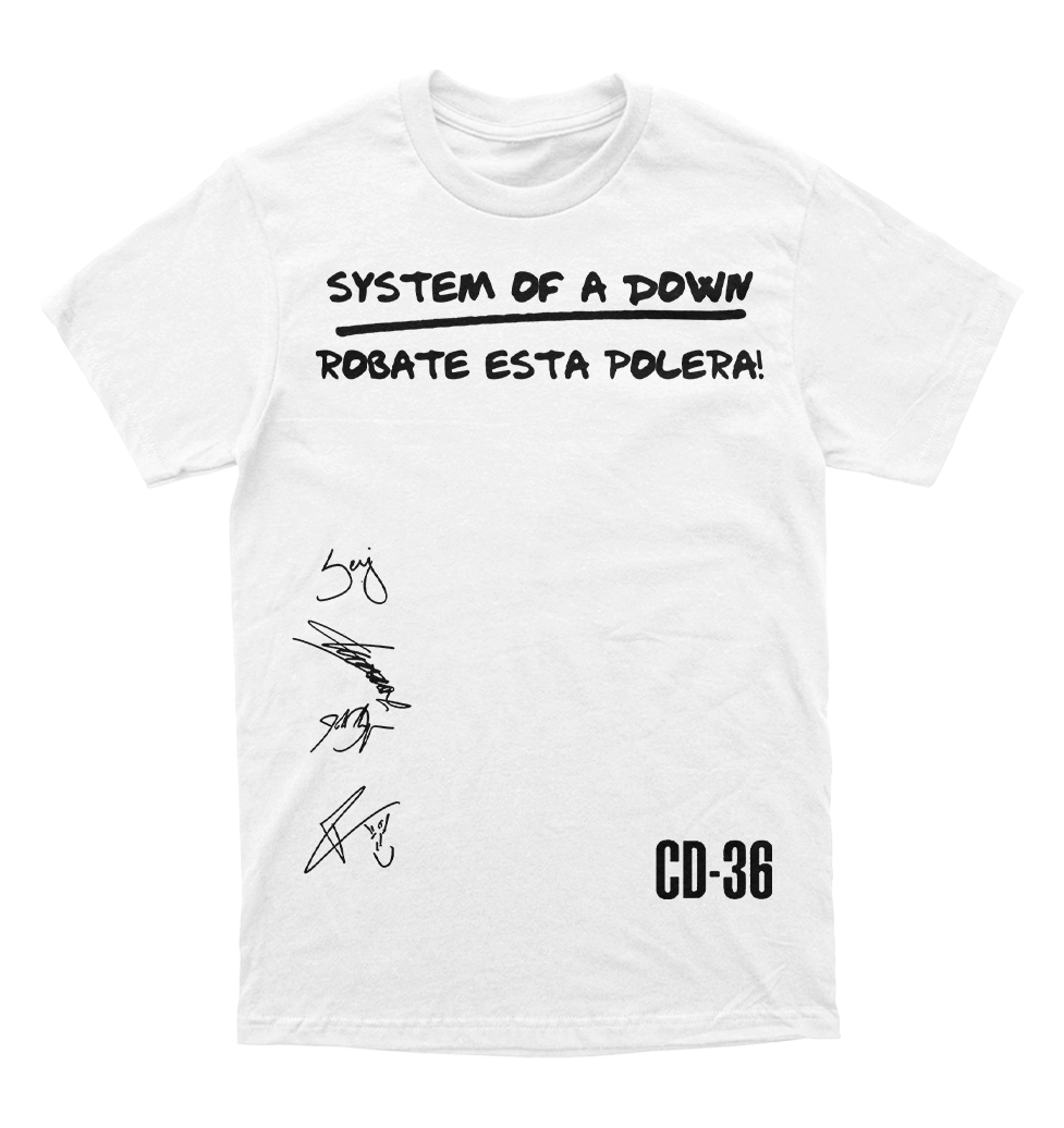 Polera System of a Down - Robate esta polera