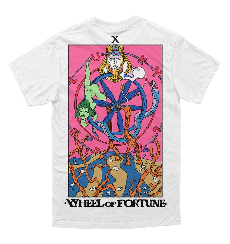 Polera JoJo's Bizarre Adventure - Stardust Crusaders - Tarot - Wheel of Fortune