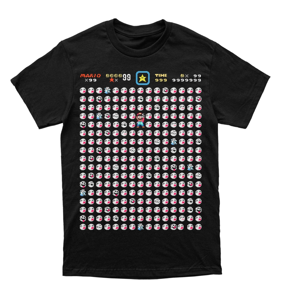 Polera Super Mario Bros - Boo's