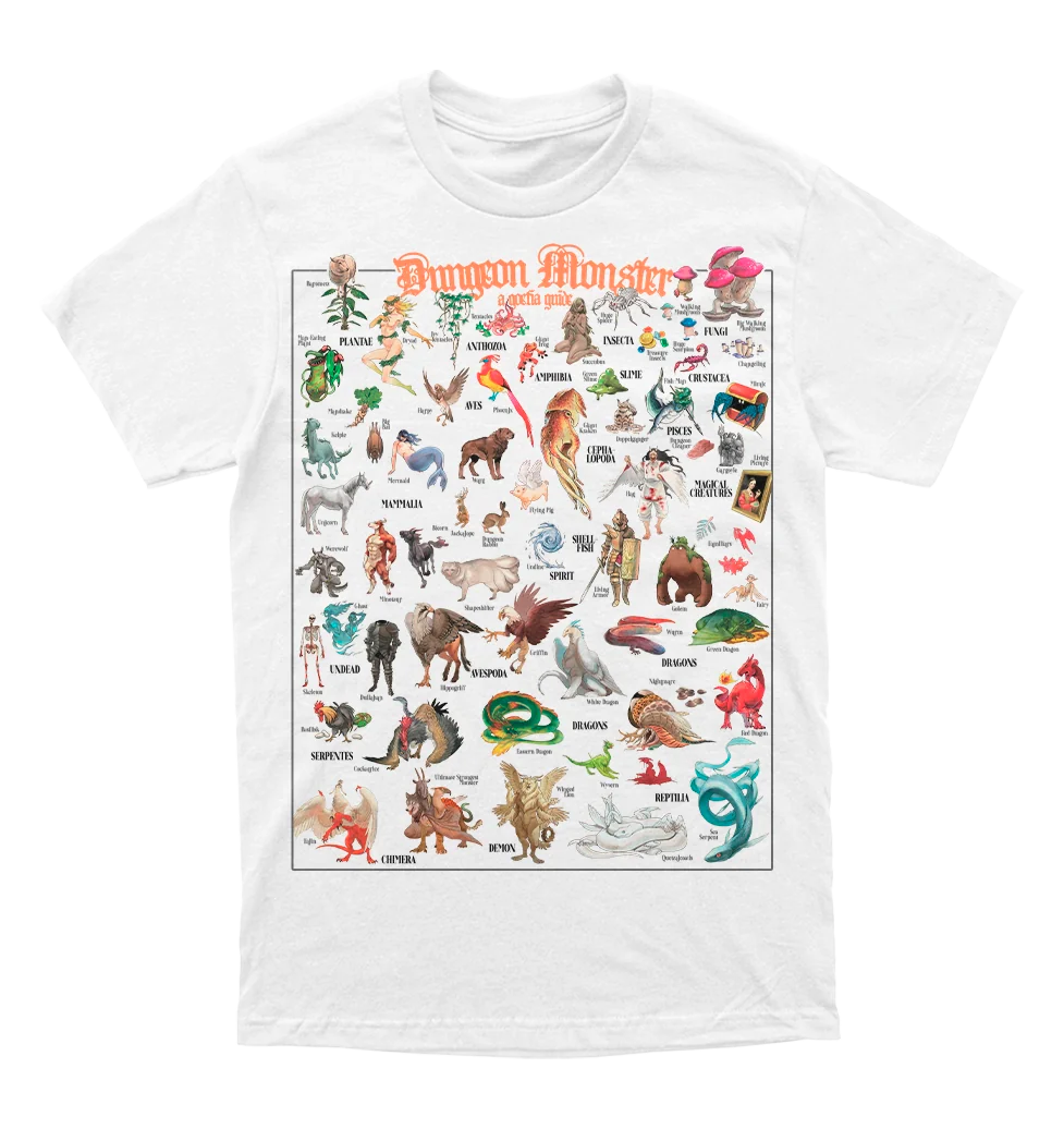 Polera Dungeon Meshi - Monsters Encyclopedia