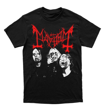 Polera Mayhem - Dead, Euronymous & Necrobutcher