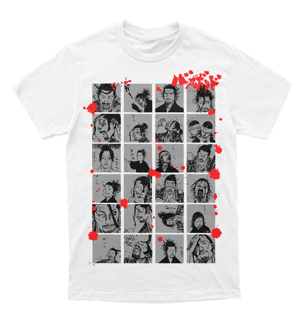 Polera Vagabond - Miyamoto Musashi - Faces