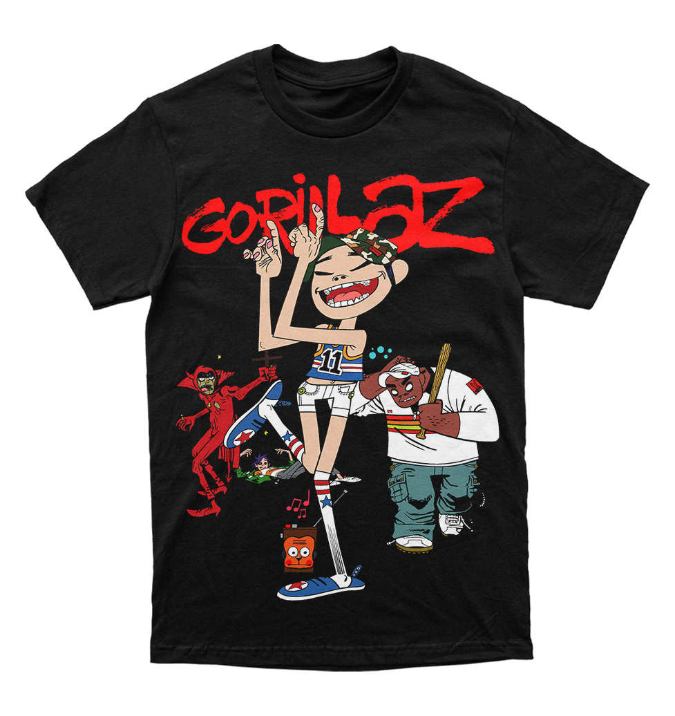 Polera Gorillaz - G-Sides - Faust