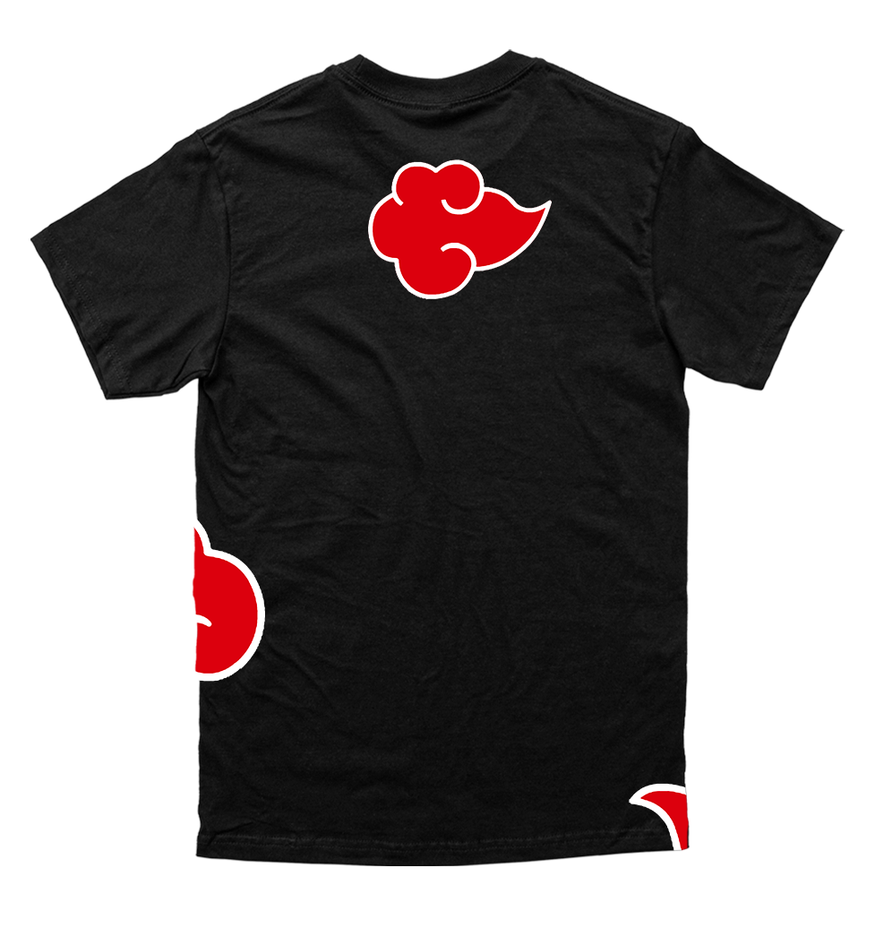 Polera Naruto - Akatsuki - Nubes Rojas
