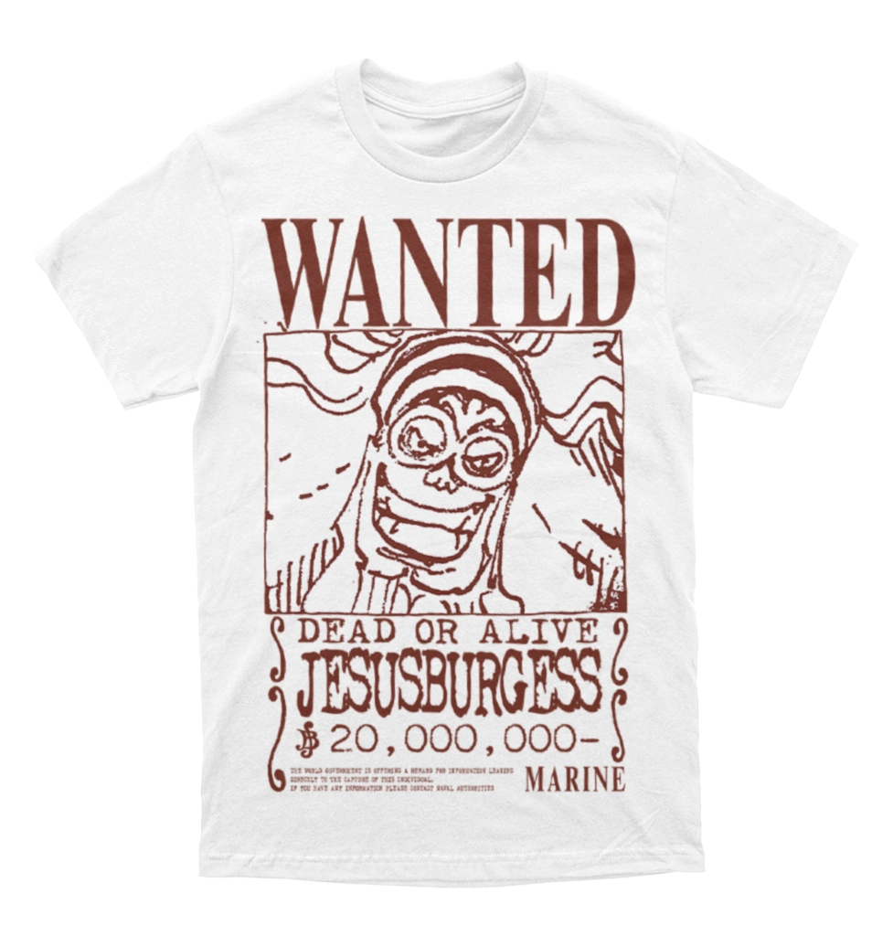 Polera One Piece - Wanted - Jesus Burgess