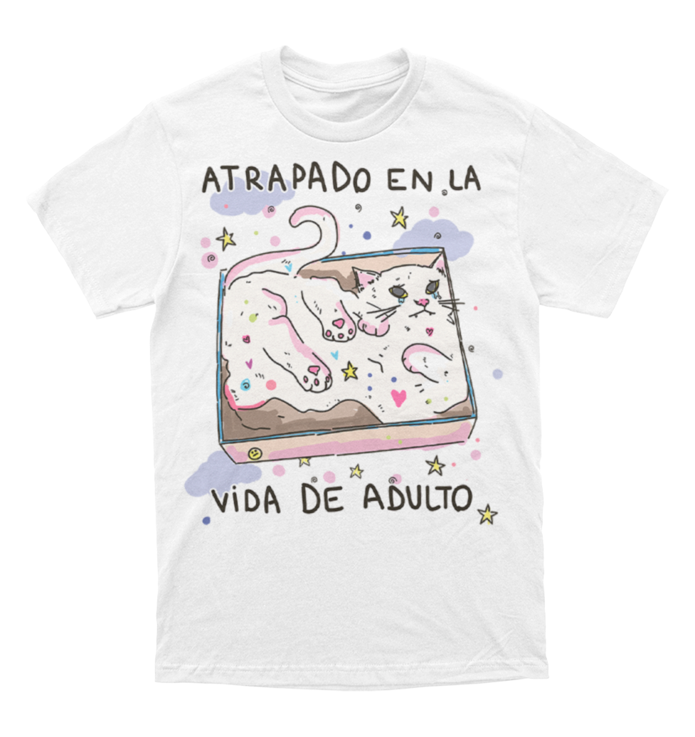 Polera Atrapado en la vida de adulto