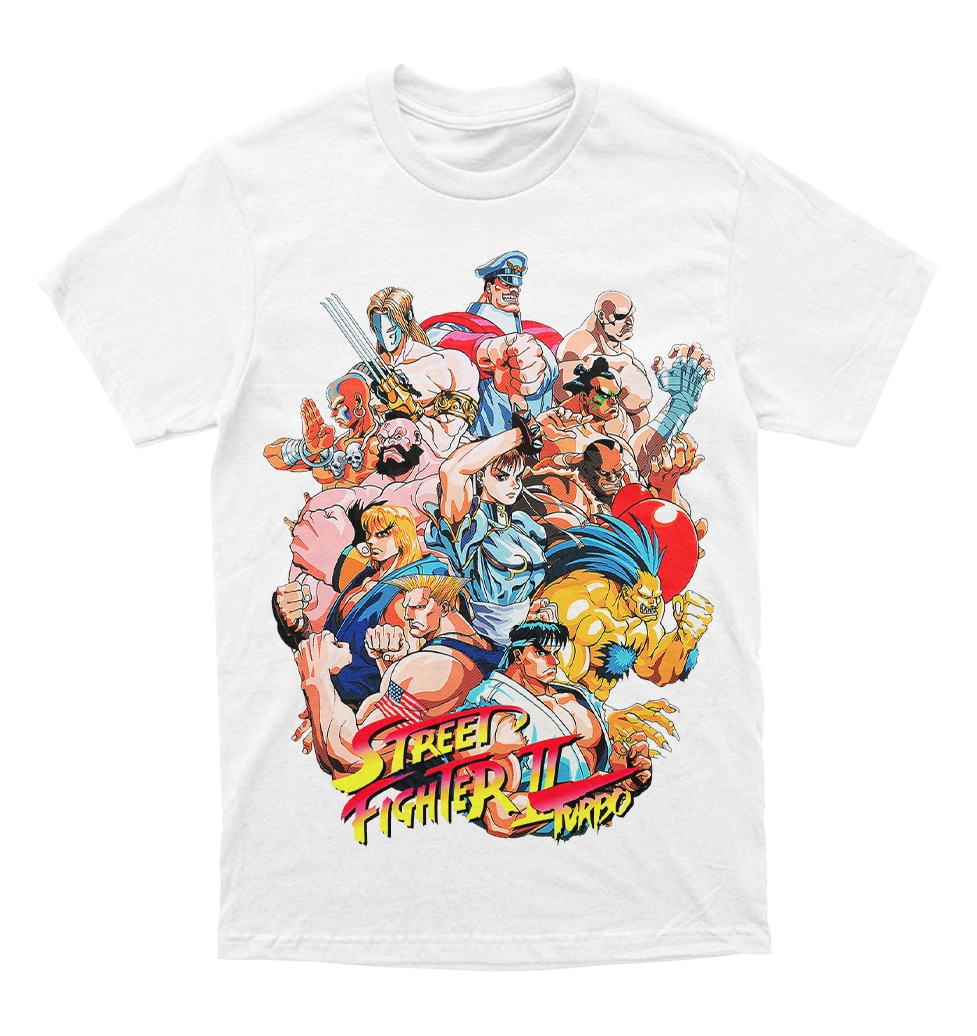 Polera Street Figther 2 Turbo - Characters